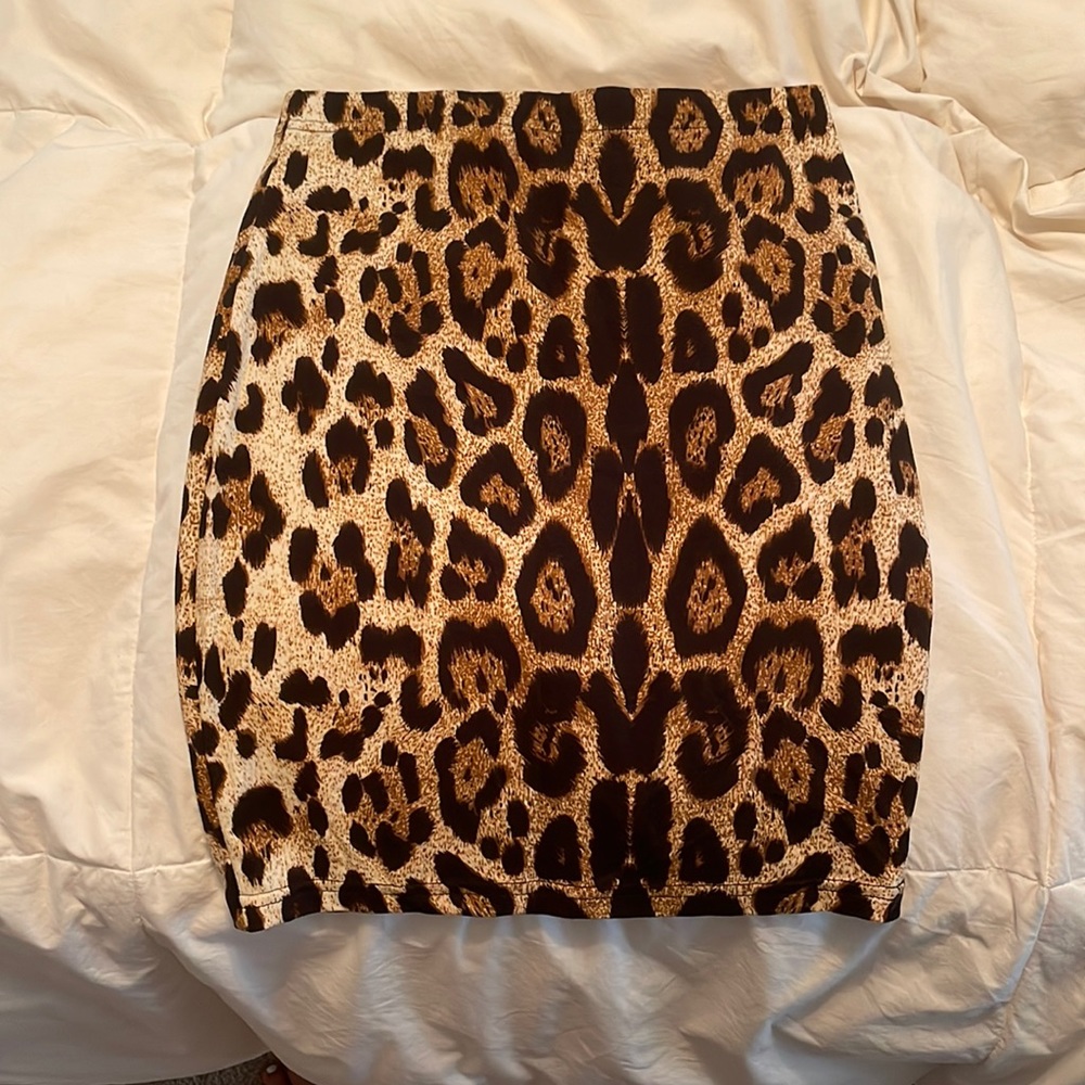 Amazon Cheetah Print Mini Skirt